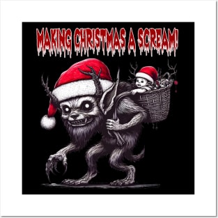 Cute and Creepy Krampus Posters and Art